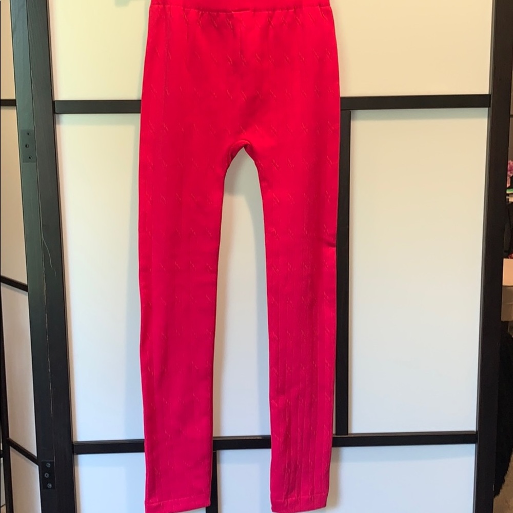 Hot Pink Girls Leggings L/XL (12/16)